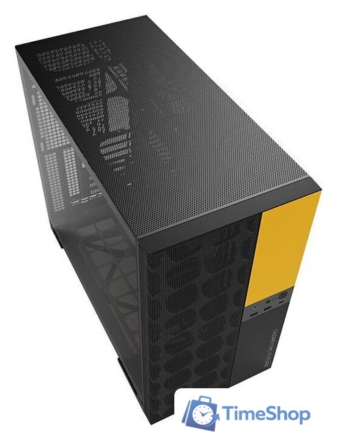 Корпус Geometric Future Model 5 Vent (черный/желтый) - Изображение №5 — Интернет-магазин Time-Shop