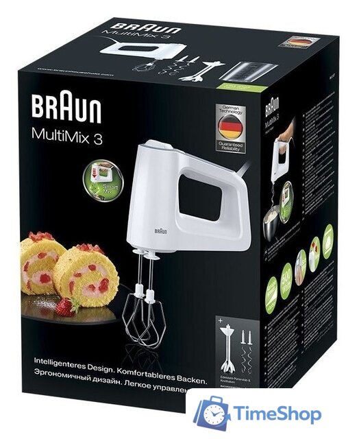 Миксер Braun HM 3107 WH Weiss - Изображение №12 — Интернет-магазин Time-Shop