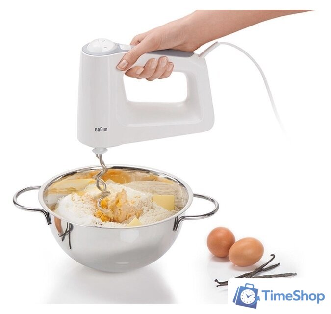 Миксер Braun HM 3107 WH Weiss - Изображение №8 — Интернет-магазин Time-Shop