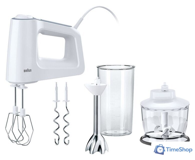 Миксер Braun HM 3107 WH Weiss - Изображение №1 — Интернет-магазин Time-Shop
