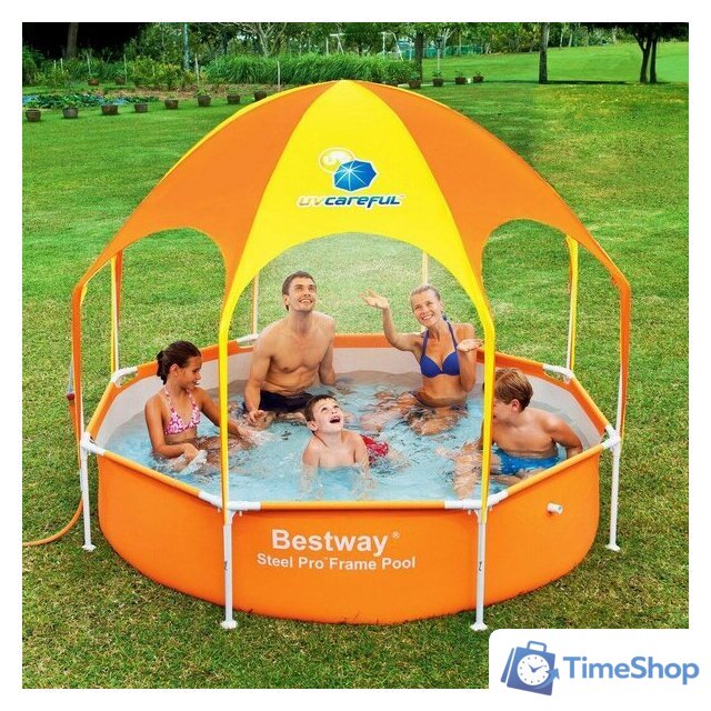 Каркасный бассейн Bestway 56432 (244х51) - Изображение №2 — Интернет-магазин Time-Shop