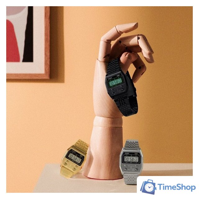 Наручные часы Casio Vintage A1100D-1 - Изображение №6 — Интернет-магазин Time-Shop