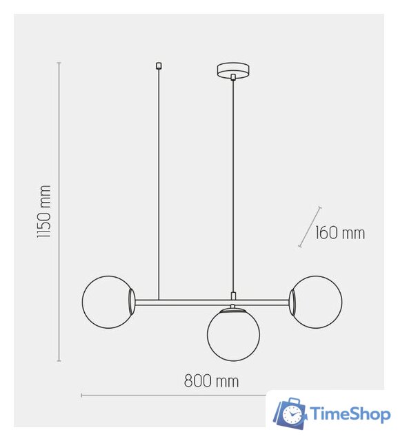 Подвесная люстра TK Lighting TKP6218 - Изображение №4 — Интернет-магазин Time-Shop