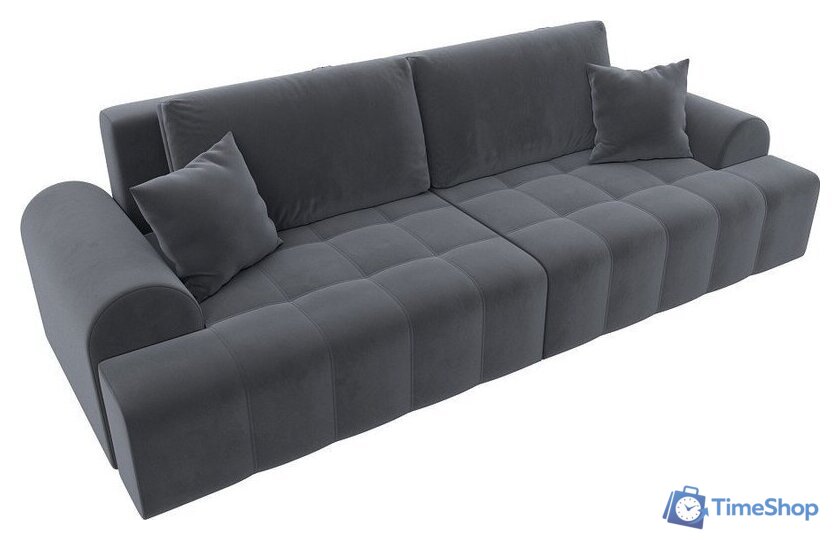 Диван Лига диванов Лига-080 131117 (велюр Seven 17 серый) - Изображение №6 — Интернет-магазин Time-Shop