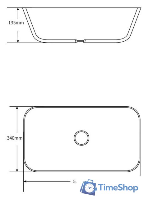 Умывальник SantiLine SL-1049 - Изображение №2 — Интернет-магазин Time-Shop