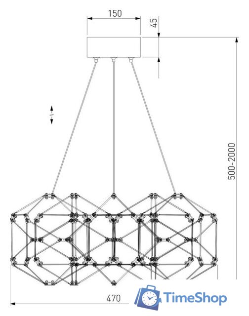 Подвесная люстра Евросвет 90369/5 медь - Изображение №7 — Интернет-магазин Time-Shop