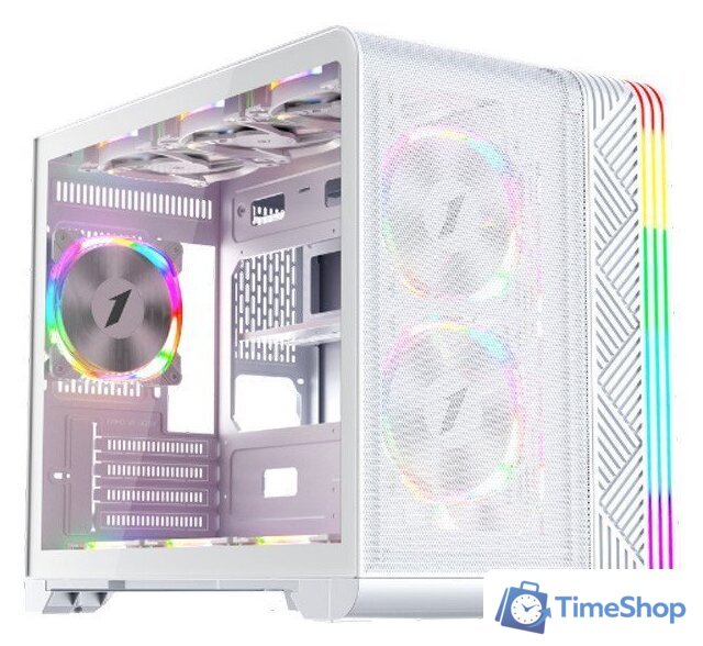 Корпус 1stPlayer VT6 (с тремя вентиляторами F7, белый) - Изображение №1 — Интернет-магазин Time-Shop