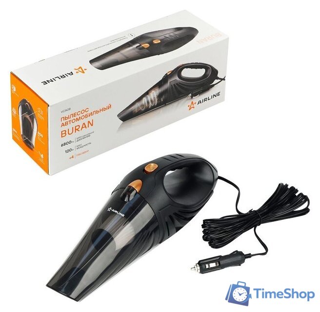 Автомобильный пылесос Airline Buran 6800PA - Изображение №1 — Интернет-магазин Time-Shop
