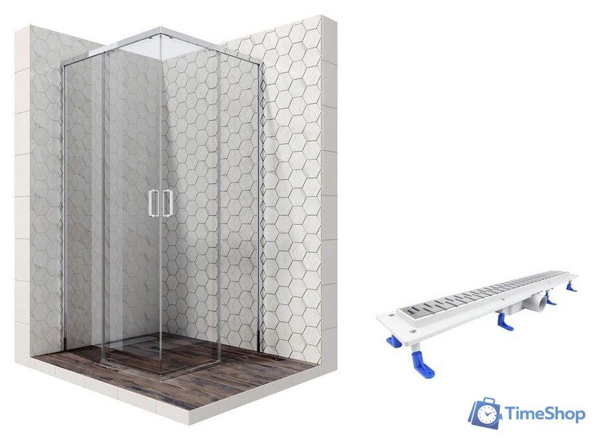 Душевой уголок Ambassador Set 11011105-ST5 - Изображение №1 — Интернет-магазин Time-Shop