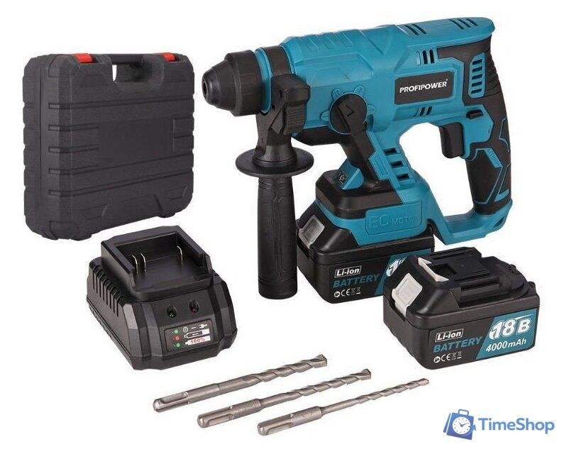Перфоратор Profipower MKDHR-18V (с 2-мя АКБ, кейс) - Изображение №1 — Интернет-магазин Time-Shop