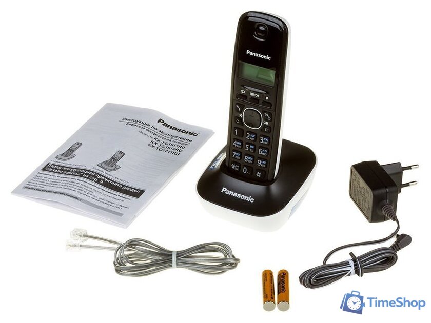 Радиотелефон Panasonic KX-TG1611UAW - Изображение №7 — Интернет-магазин Time-Shop