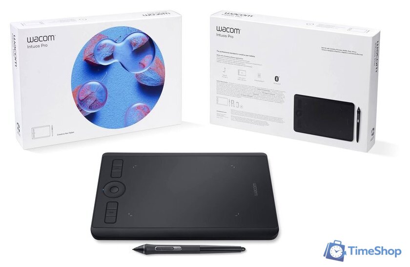 Графический планшет Wacom Intuos Pro Small PTH460K0B - Изображение №7 — Интернет-магазин Time-Shop