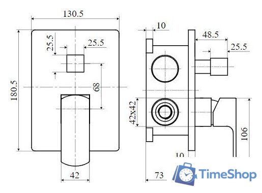 Смеситель Slovarm EH.3522.A1 - Изображение №2 — Интернет-магазин Time-Shop