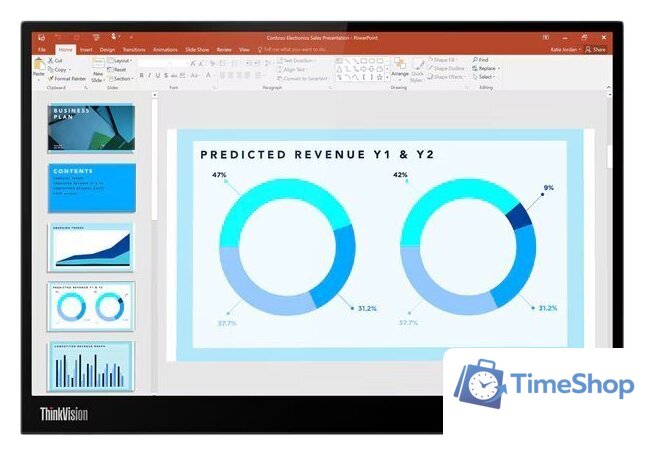 Портативный монитор Lenovo ThinkVision M14d 63AAUAT6WL - Изображение №1 — Интернет-магазин Time-Shop