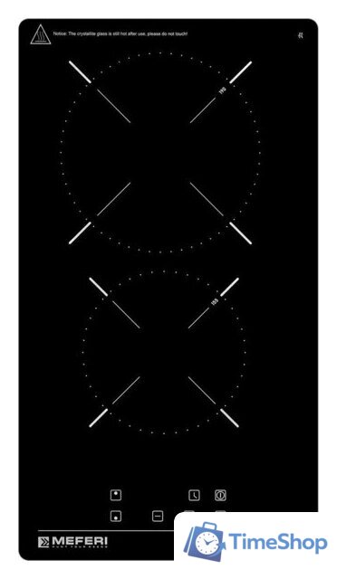 Варочная панель Meferi MEH302BK Light - Изображение №2 — Интернет-магазин Time-Shop