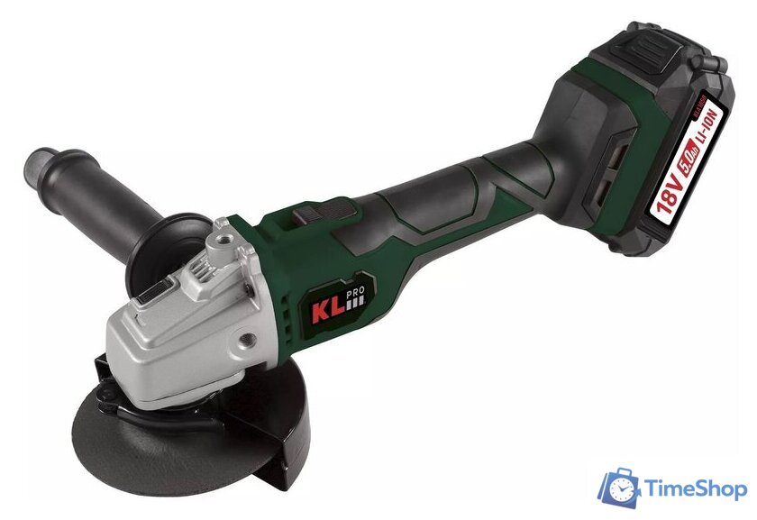 Угловая шлифмашина KLPRO KLAT18BS-50 (с 2-мя АКБ, кейс) - Изображение №1 — Интернет-магазин Time-Shop