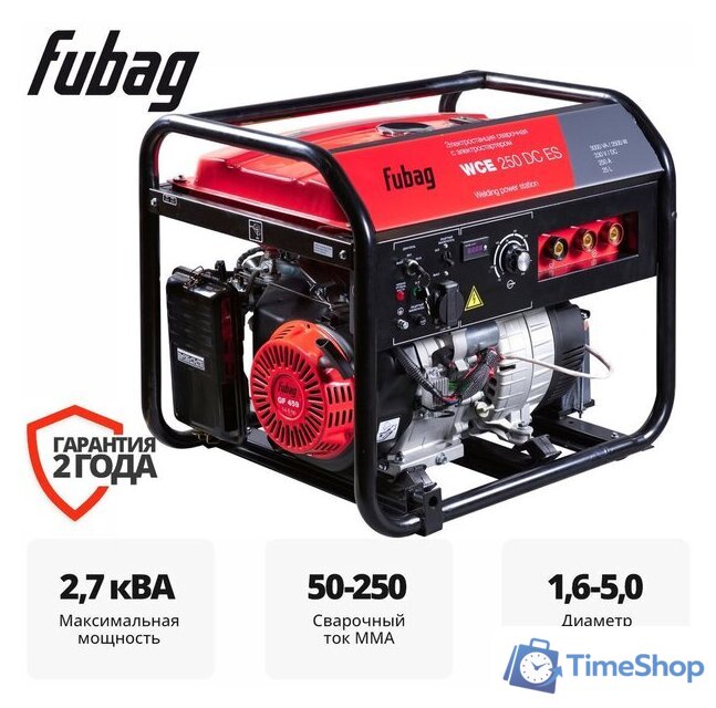 Бензиновый генератор Fubag WCE 250 DC ES 646274 - Изображение №1 — Интернет-магазин Time-Shop