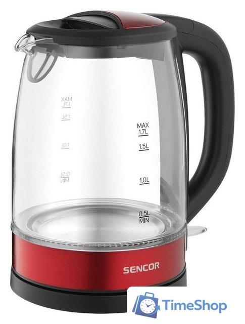 Электрический чайник Sencor SWK 7401RD - Изображение №1 — Интернет-магазин Time-Shop