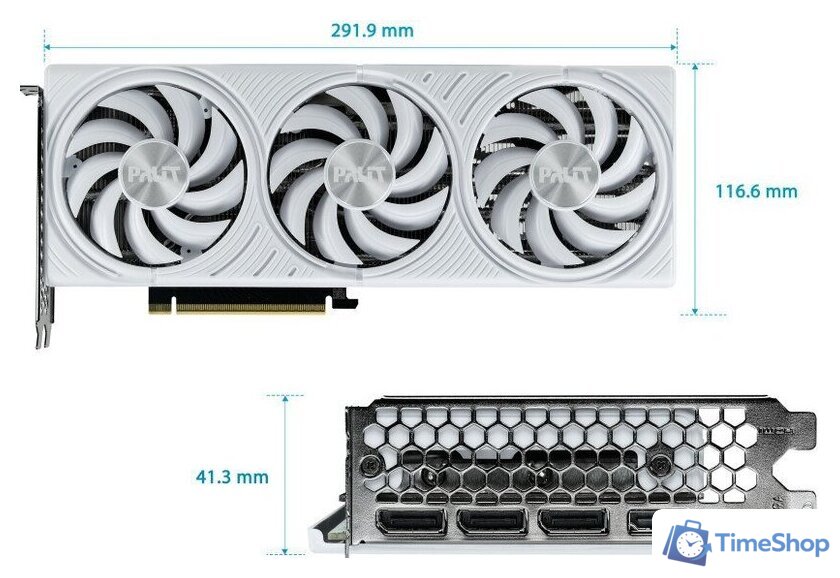 Видеокарта Palit GeForce RTX 5070 White OC NE75070U19K9-GB2050W - Изображение №9 — Интернет-магазин Time-Shop