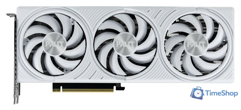 Видеокарта Palit GeForce RTX 5070 White OC NE75070U19K9-GB2050W - Изображение №2 — Интернет-магазин Time-Shop