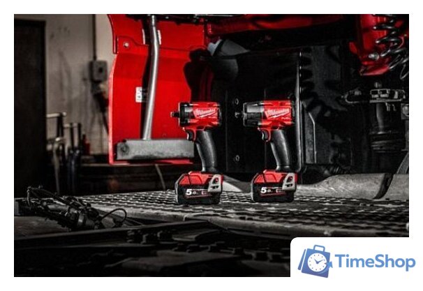 Гайковерт Milwaukee M18 FIW2F12-502X 4933478444 (с 2-мя АКБ, кейс) - Изображение №8 — Интернет-магазин Time-Shop