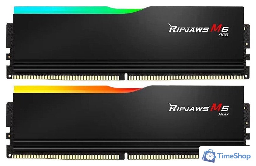 Оперативная память G.Skill Ripjaws M5 RGB 2x48ГБ DDR5 6000 МГц F5-6000J3036F48GX2-RM5RK - Изображение №1 — Интернет-магазин Time-Shop
