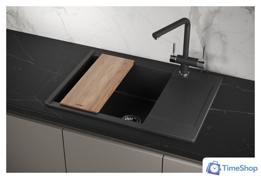 Кухонная мойка Granula ES-7003 (черный) - Изображение №3 — Интернет-магазин Time-Shop