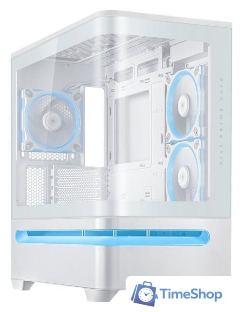Корпус ASUS Prime AP202 TG ARGB (белый) - Изображение №1 — Интернет-магазин Time-Shop