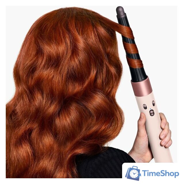 Фен-стайлер Dyson Airwrap Complete Long HS08 i.d. Straight+Wavy (евровилка, янтарный шелк) - Изображение №5 — Интернет-магазин Time-Shop