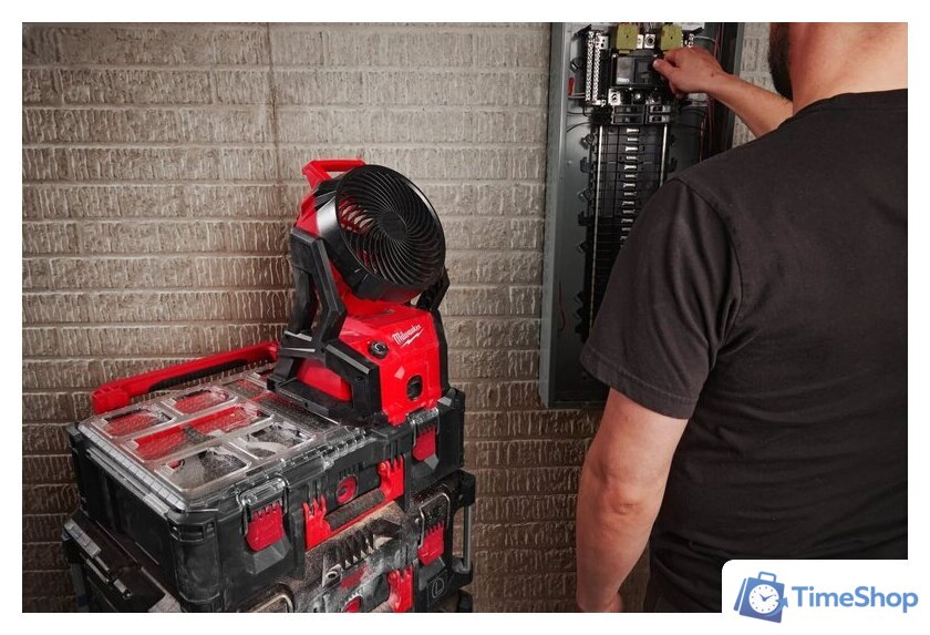 Вентилятор Milwaukee M18 AFG2-0 Packout 4933493443 (без АКБ) - Изображение №7 — Интернет-магазин Time-Shop