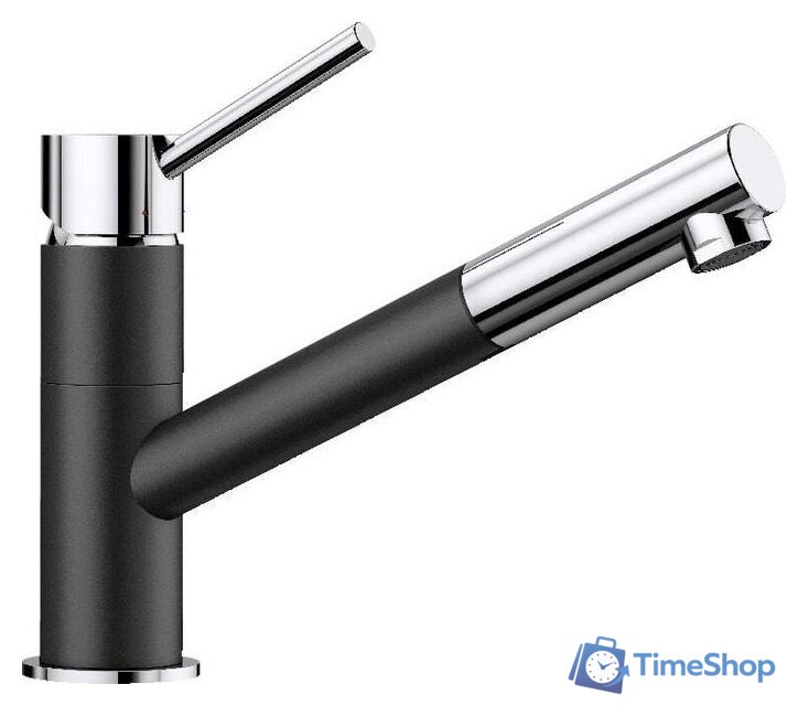 Смеситель Blanco Kano-S (черный/хром) - Изображение №1 — Интернет-магазин Time-Shop