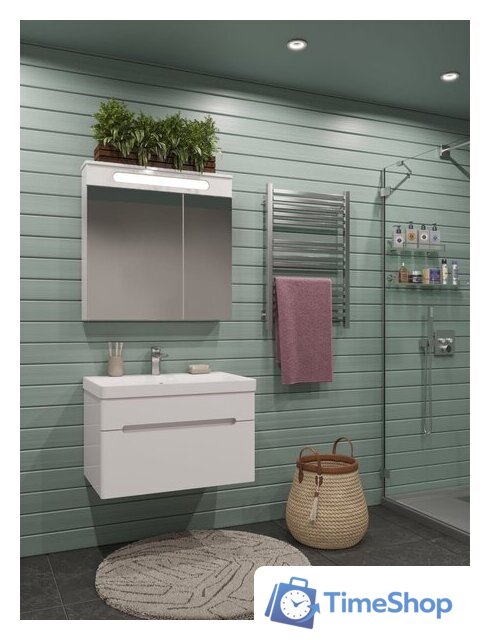  Runo Тумба под умывальник Парма 60 (подвесная) - Изображение №4 — Интернет-магазин Time-Shop