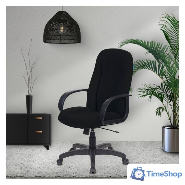 Офисное кресло Бюрократ T-898AXSN (черный 3С11) - Изображение №6 — Интернет-магазин Time-Shop