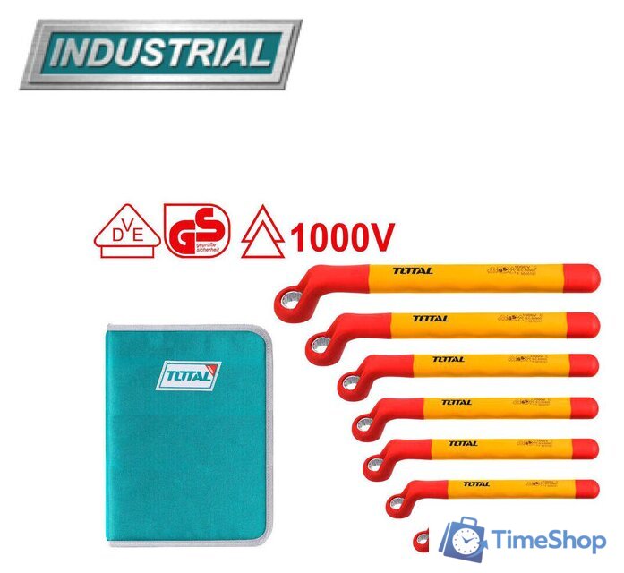 Набор ключей Total THKISPA0702 (7 предметов) - Изображение №1 — Интернет-магазин Time-Shop