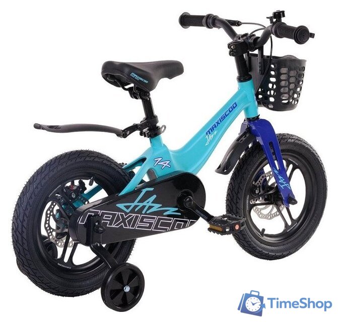 Детский велосипед Maxiscoo Jazz Pro 14 2024 (мятный матовый) - Изображение №4 — Интернет-магазин Time-Shop