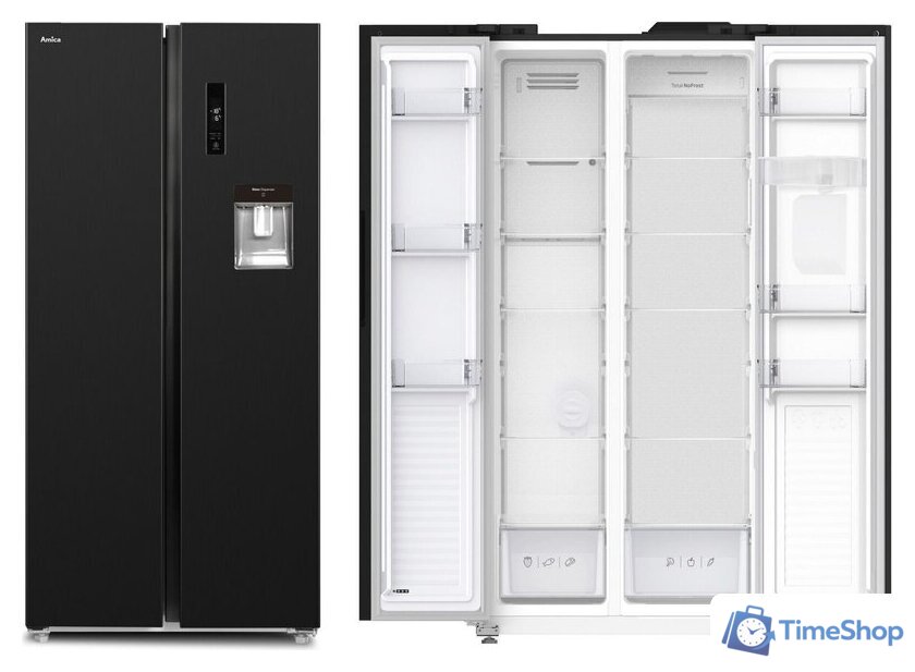 Холодильник side by side Amica FY5079.3GDFBI - Изображение №2 — Интернет-магазин Time-Shop