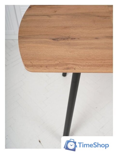 Кухонный стол Listvig Винер Mini R раздвижной (дуб табачный/черный) - Изображение №7 — Интернет-магазин Time-Shop