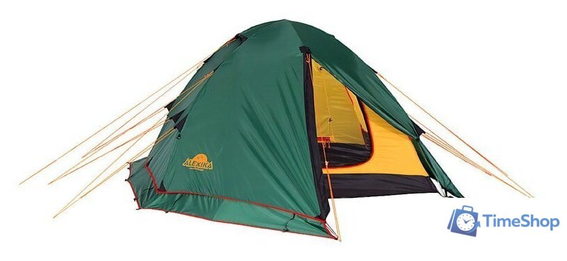 Треккинговая палатка AlexikA Rondo 3 Plus Fib (зеленый) - Изображение №2 — Интернет-магазин Time-Shop