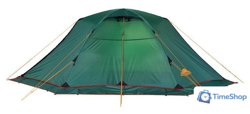 Треккинговая палатка AlexikA Rondo 3 Plus Fib (зеленый) - Изображение №5 — Интернет-магазин Time-Shop