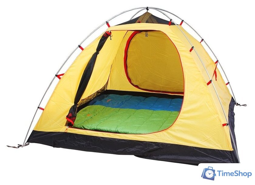 Треккинговая палатка AlexikA Rondo 3 Plus Fib (зеленый) - Изображение №6 — Интернет-магазин Time-Shop