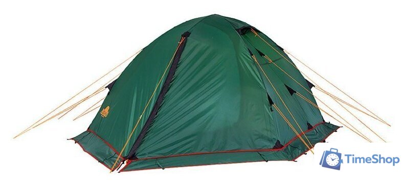 Треккинговая палатка AlexikA Rondo 3 Plus Fib (зеленый) - Изображение №4 — Интернет-магазин Time-Shop