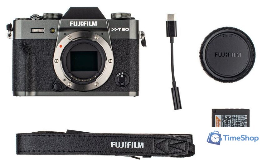 Беззеркальный фотоаппарат Fujifilm X-T30 III Body (серый) - Изображение №8 — Интернет-магазин Time-Shop