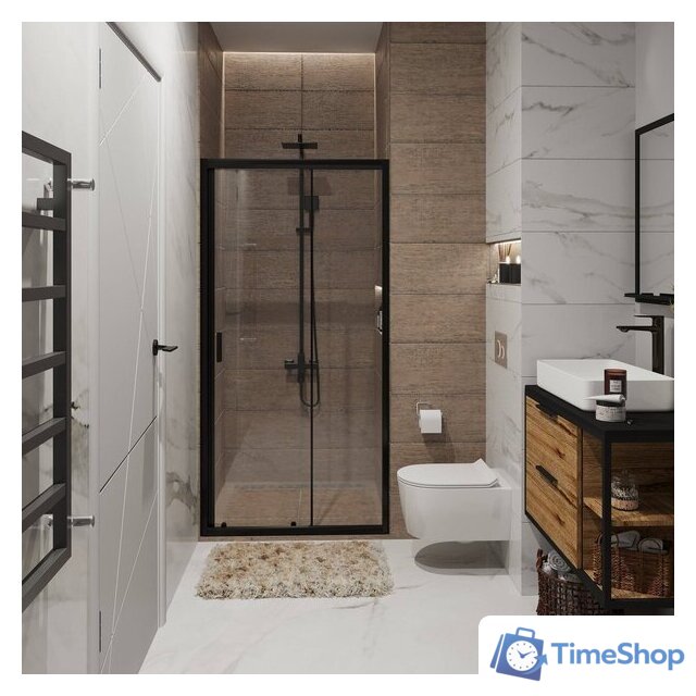 Душевая дверь Niagara NG-82-11AB 110x190 - Изображение №2 — Интернет-магазин Time-Shop