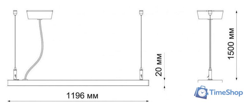 Подвесная люстра Novotech Iter 358446 - Изображение №3 — Интернет-магазин Time-Shop