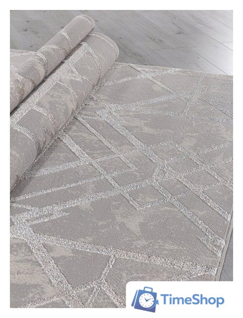 Ковер для жилой комнаты Merinos Liman F480-STAN-GRAY-BEIGE (1.6х3) - Изображение №2 — Интернет-магазин Time-Shop