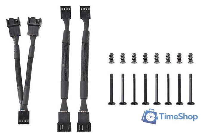 Комплект вентиляторов для корпуса Thermaltake ToughFan 12 2-Fan Pack CL-F082-PL12BL-A - Изображение №4 — Интернет-магазин Time-Shop