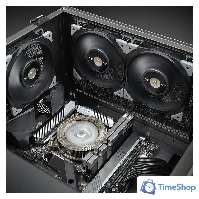 Комплект вентиляторов для корпуса Thermaltake ToughFan 12 2-Fan Pack CL-F082-PL12BL-A - Изображение №5 — Интернет-магазин Time-Shop