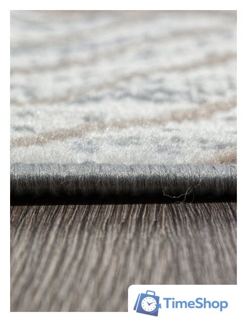 Ковер для жилой комнаты Merinos Sierra F351-OVAL-CREAM-BLUE (1.8х2.5) - Изображение №3 — Интернет-магазин Time-Shop