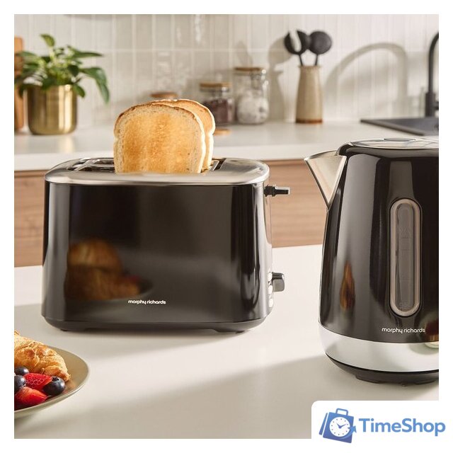 Тостер Morphy Richards Equip Black 2 Slice 222064 - Изображение №5 — Интернет-магазин Time-Shop