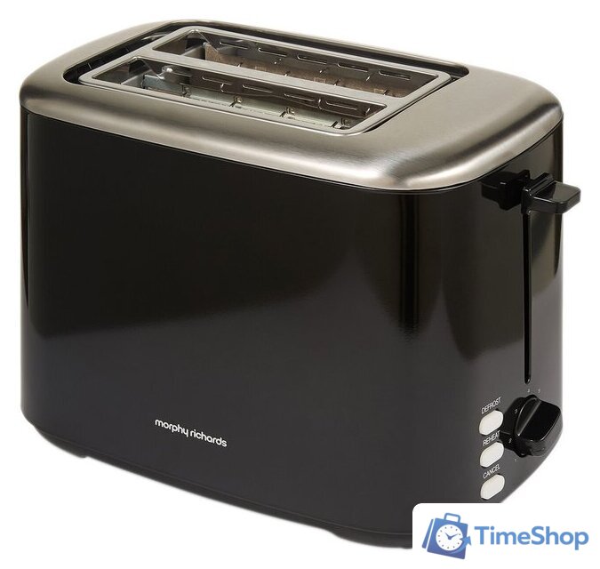 Тостер Morphy Richards Equip Black 2 Slice 222064 - Изображение №1 — Интернет-магазин Time-Shop